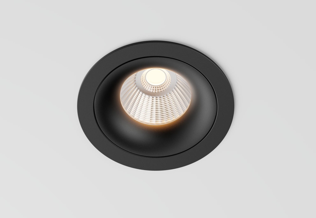 [02C1RS011B0] Clickfit Rim Smooth Recessed light (Black)