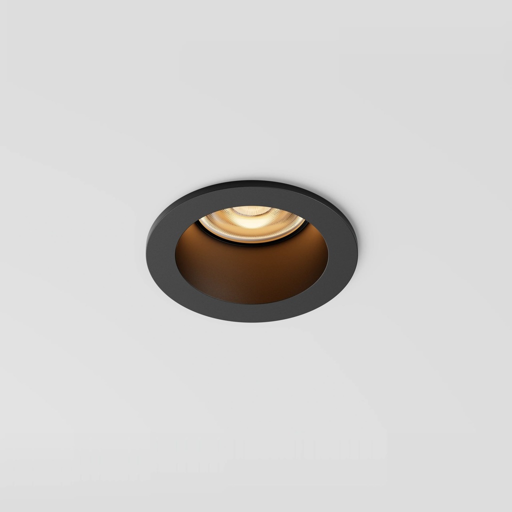 [02C1D6511B2L18] Clickfit Deep Medium LED Inbouwspot (Zwart, 2700K, Low Glare, Smal)
