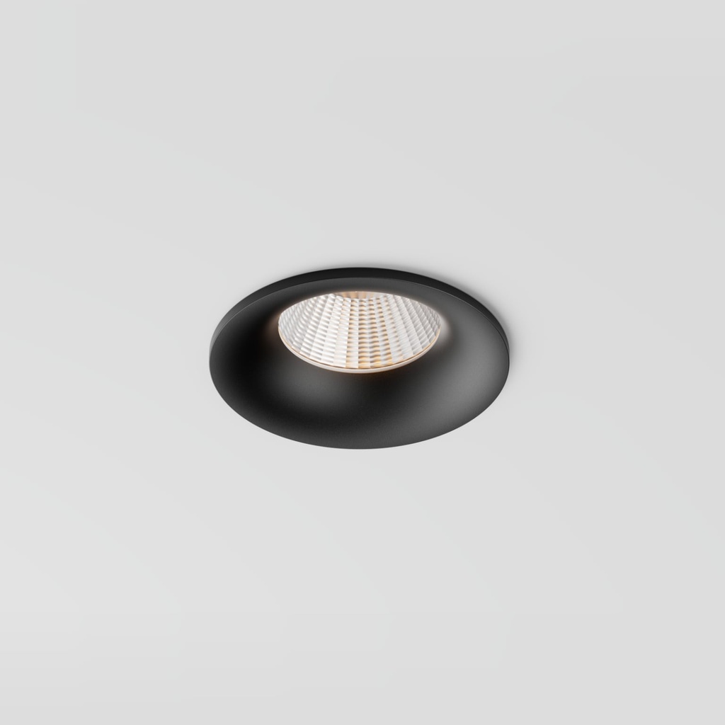 [02C1S6511B0] Clickfit Smooth Medium Recessed light (Black)