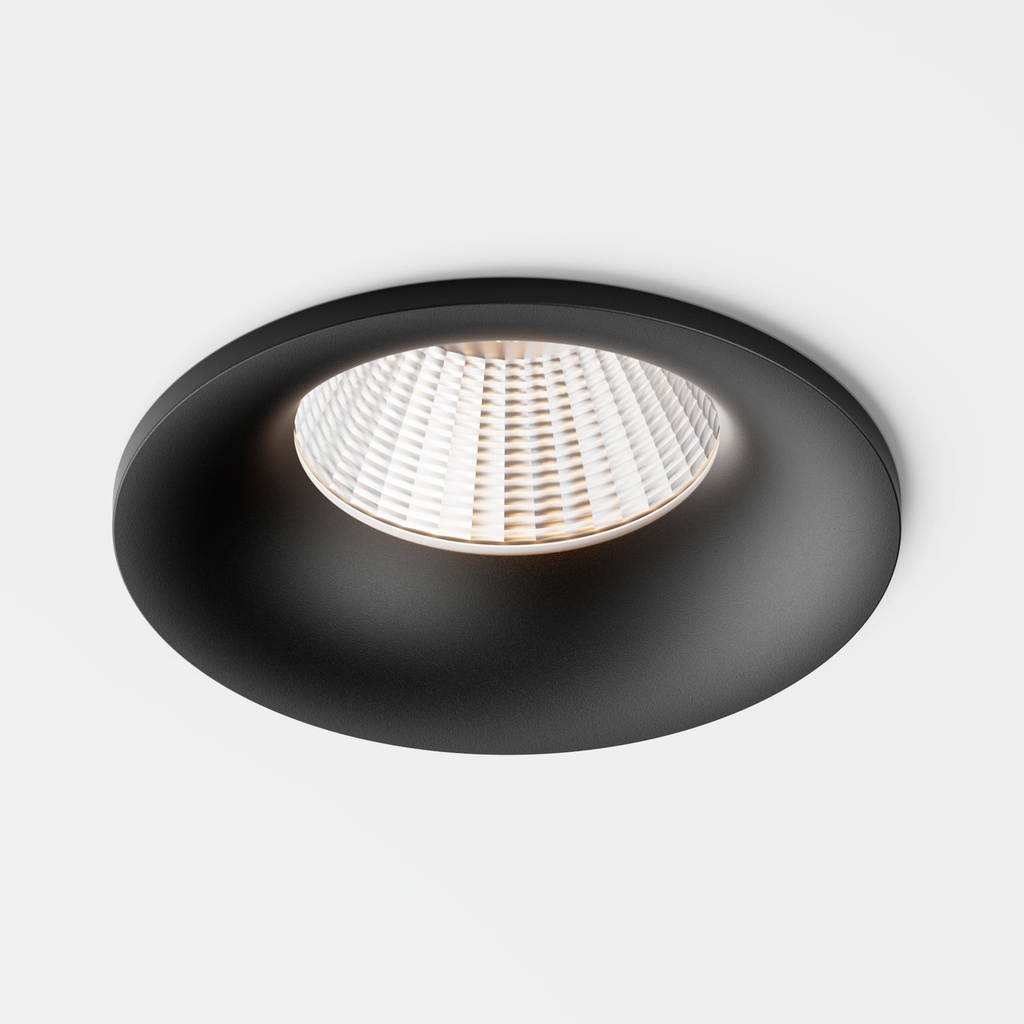[02C1S6511B0] Clickfit Smooth Medium Recessed light (Black)