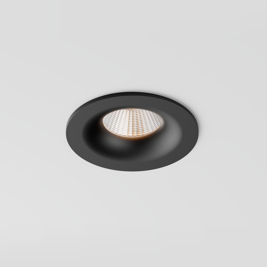 [02C1S8011B0] Clickfit Smooth Large Inbouwspot (Zwart)