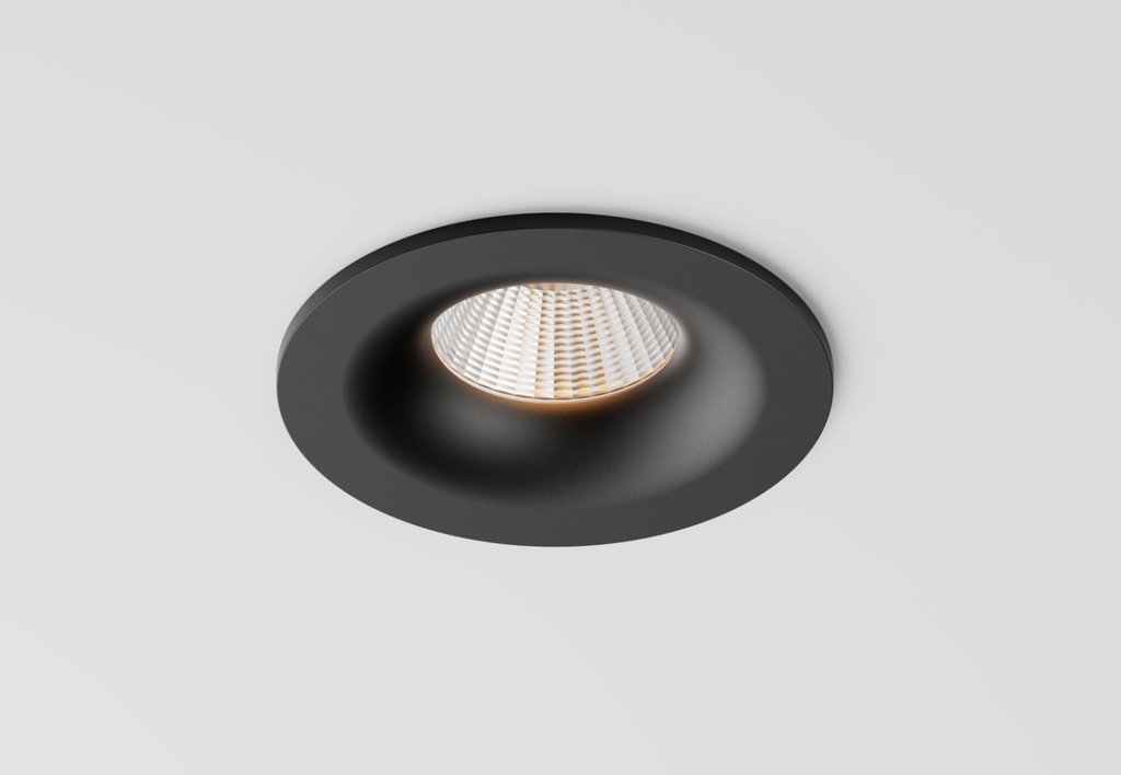 [02C1S8011B0] Clickfit Smooth Large Recessed light (Black)
