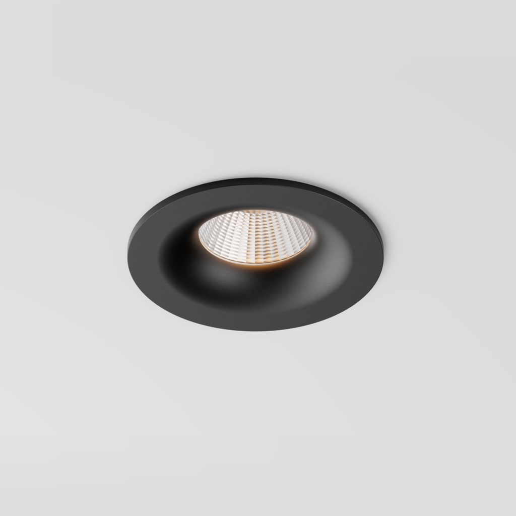 [02C1S8021B0] Clickfit Smooth Large IP54 Recessed light (Black)