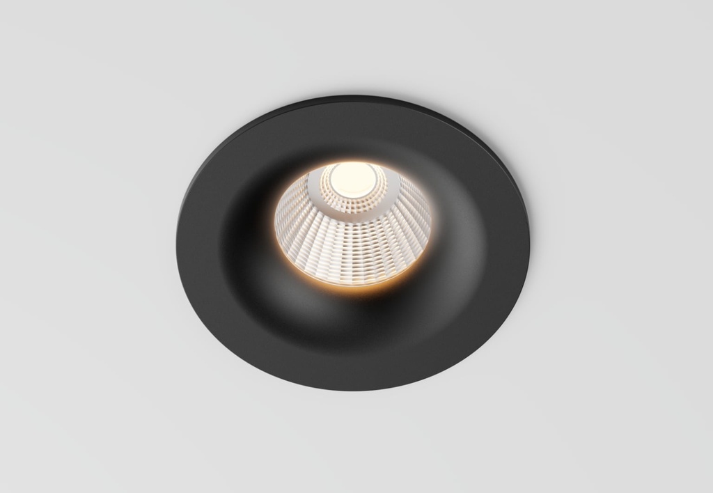 [02C1S8021B0] Clickfit Smooth Large IP54 Recessed light (Black)