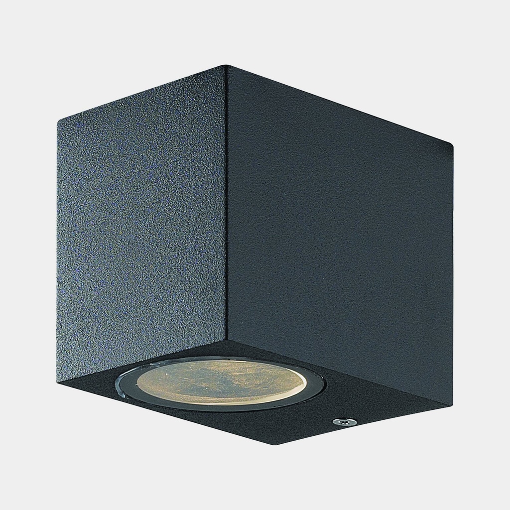 [11W3D0021B0] Cube Down Wandleuchte Schwarz