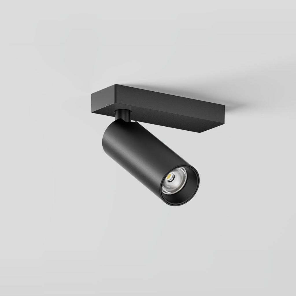 [05C3A0111B0] Tuup Slim Asym 1 Ceiling spotlight (Black)