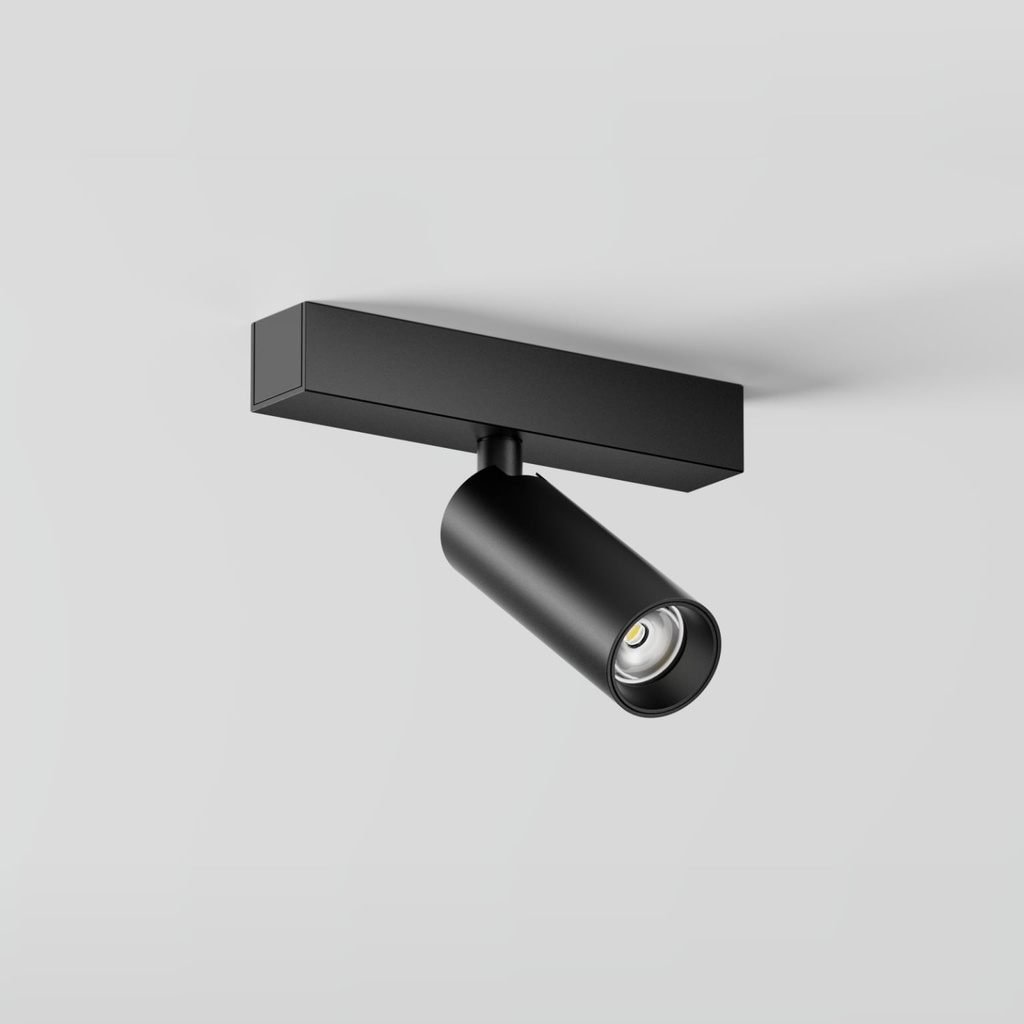 [05C300111B0] Tuup Slim 1 Ceiling spotlight (Black)