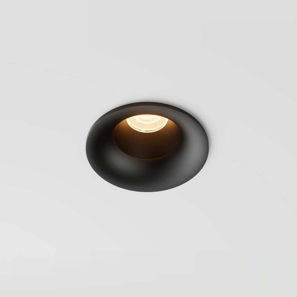 [02C1S65D21BB230] Clickfit Smooth Medium IP54 Deco LED Recessed light (Black, 2700K, Medium, Black)