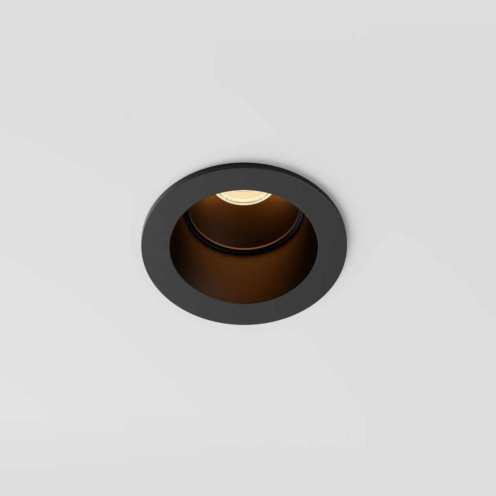 [02C1D65D11BB230] Clickfit Deep Medium Deco LED Inbouwspot (Zwart, 2700K, Medium, Black)