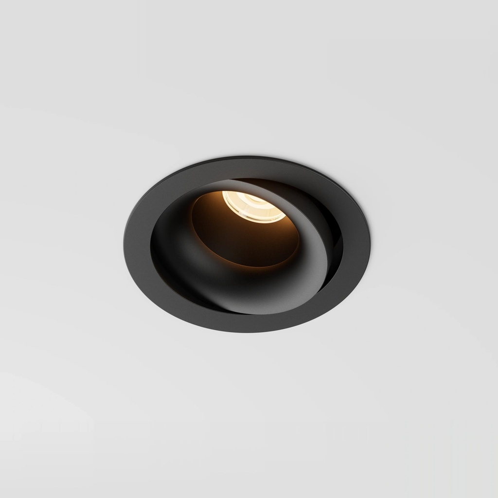 [02C1SAD11BB230] Clickfit Smooth Richtbare Deco LED Inbouwspot (Zwart, 2700K, Medium, Black)