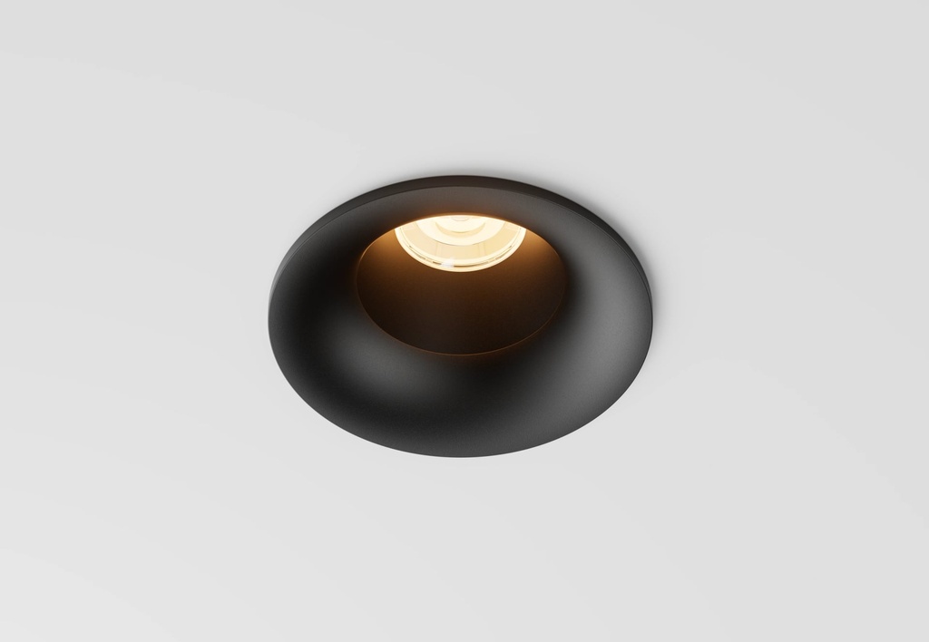 [02C1S65D11BB230] Clickfit Smooth Medium Deco LED Recessed light (Black, Medium, 2700K, Black)