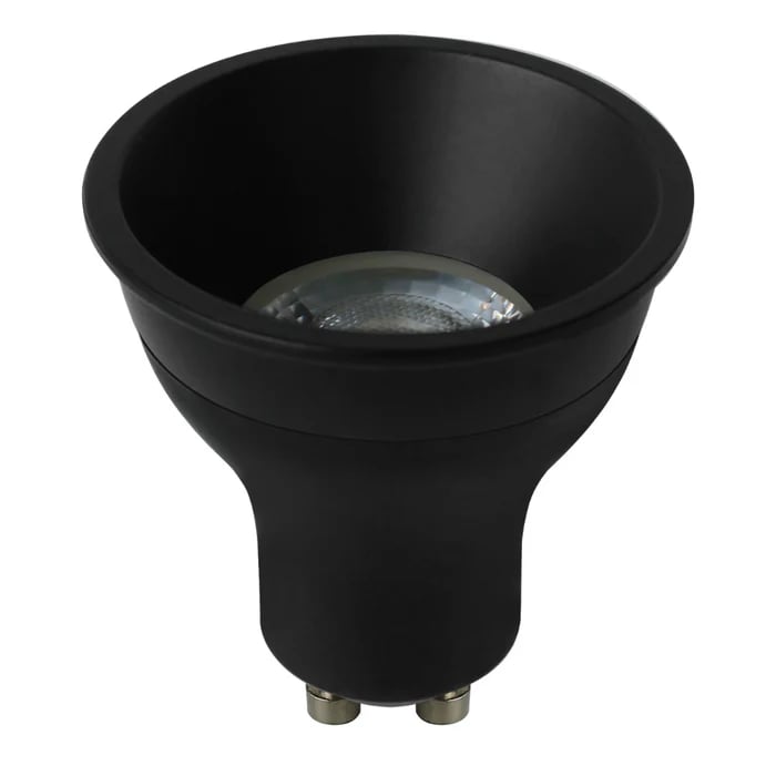 [B01A0GUDBB2] Zenkai GU10 LED bulb with Deco Ring (Schwarz, Black, 2700K)