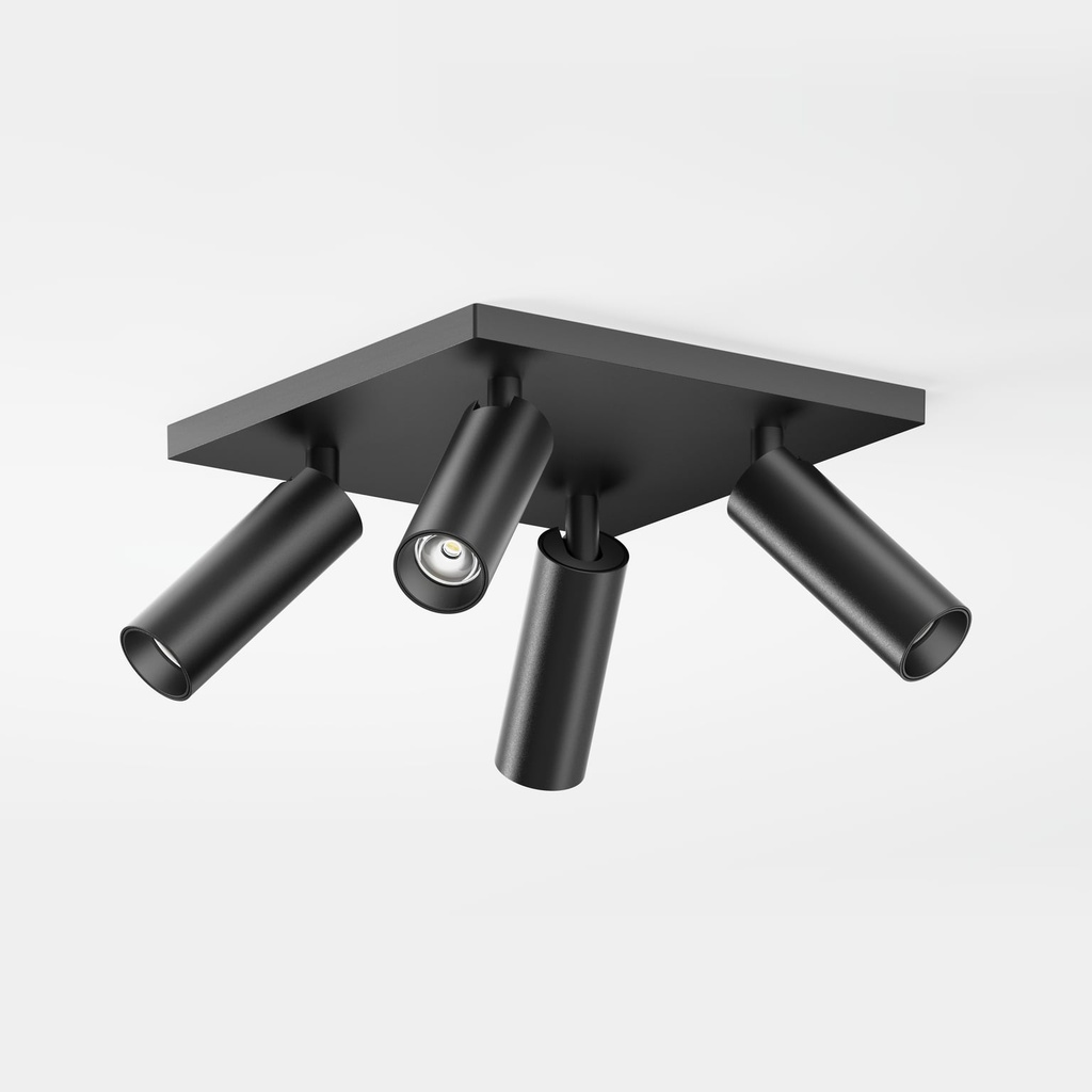 [05C300411B0] Tuup Slim 4 Spot en saillie (Black)